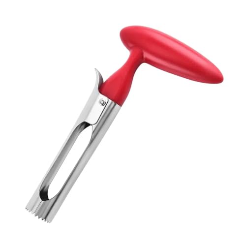 Apfelentkerner Edelstahl Apfel Birnen Kern Entferner Werkzeug Obstschneider Seeder Slicer Küche Gemüse Werkzeuge(Red) von VDAMTPOGZ