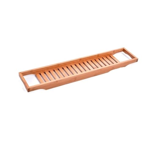 Bambus-Verlängerung, rutschfestes Badezimmer, multifunktionales Badewannenregal, WC-Spa-Badewannenregal, Badewannenablage, Badewannenzubehör(Bamboo) von VDAMTPOGZ