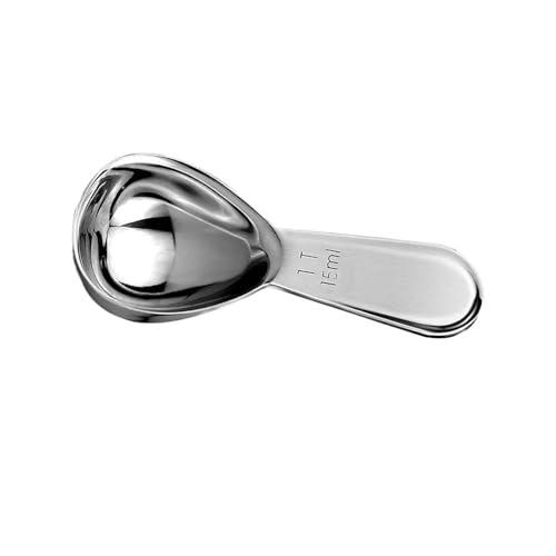 Edelstahl Kaffee Messlöffel Kaffeegeschirr, Esslöffel(1 Tbsp Silver) von VDAMTPOGZ
