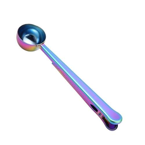 Edelstahl Mit Clip Barista Zubehör Scoop Kaffee Wiegen Messlöffel(Multiple colors) von VDAMTPOGZ