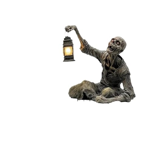 Halloween-Laterne, Terror-Zombie-Ornament, gruseliges 2D-Acryl-Garten-Erdstecker-Ornament, Heim- und Gartendekoration, Geschenk(10cm) von VDAMTPOGZ
