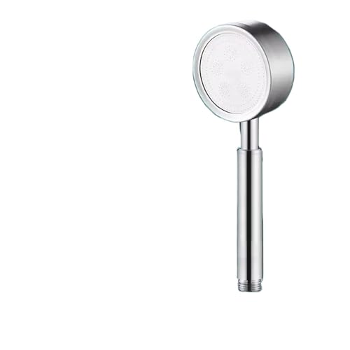 Handbrause aus Edelstahl for Badezimmer, Hochdruck-Wasserspar-Sprühdüse, aufgeladener Regenduschkopf(Silver) von VDAMTPOGZ