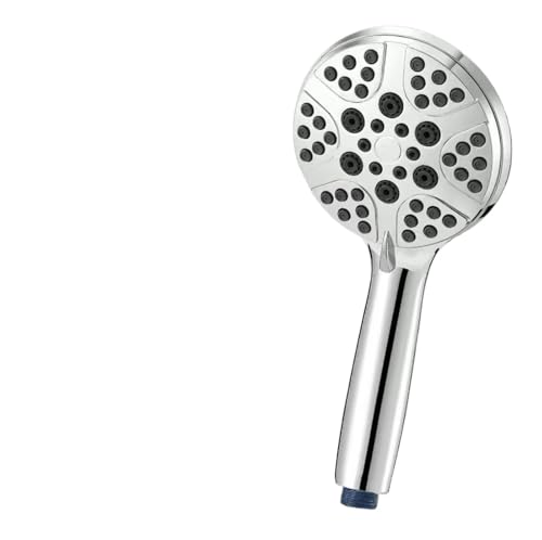 Handbrause mit Druck 6+2, wassersparend, mit Druckbrause mit Spritzpistole, amerikanische Duschblume mit 8 Funktionen(S1) von VDAMTPOGZ