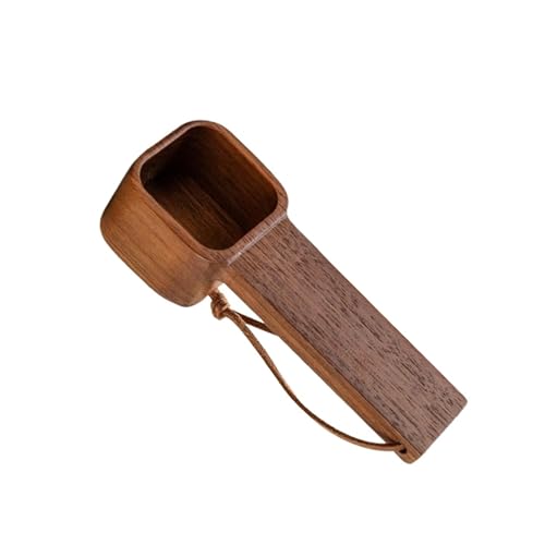 Holz Küche Platz Messlöffel Esslöffel Tee Kaffee Scoop Zucker Mehl Rührer Mess Werkzeuge(Long handle) von VDAMTPOGZ
