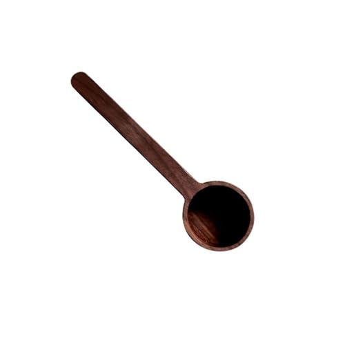 Holz Mess Set Küche Messlöffel Tee Kaffee Scoop Zucker Gewürz Messen Löffel Werkzeuge(L Black Walnut) von VDAMTPOGZ