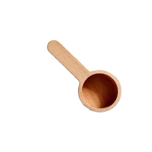 Holz Mess Set Küche Messlöffel Tee Kaffee Scoop Zucker Gewürz Messen Löffel Werkzeuge(S Beechwood) von VDAMTPOGZ
