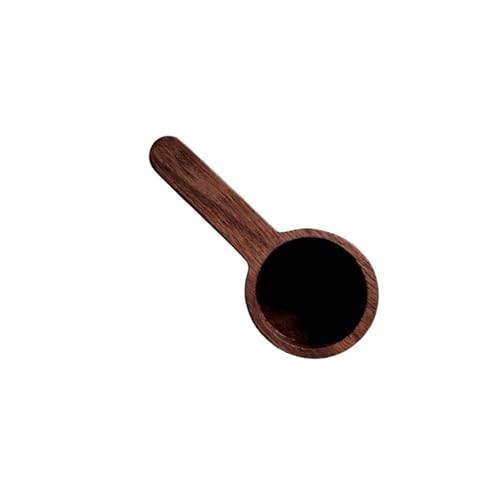 Holz Mess Set Küche Messlöffel Tee Kaffee Scoop Zucker Gewürz Messen Löffel Werkzeuge(S Black Walnut) von VDAMTPOGZ