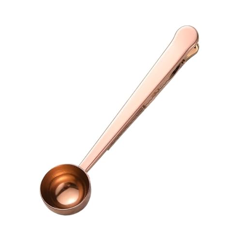 Kaffeelöffel mit langem Griff können als versiegelte Clips, Küchenzubehör und Produkte for Cafés verwendet werden(Rose gold) von VDAMTPOGZ