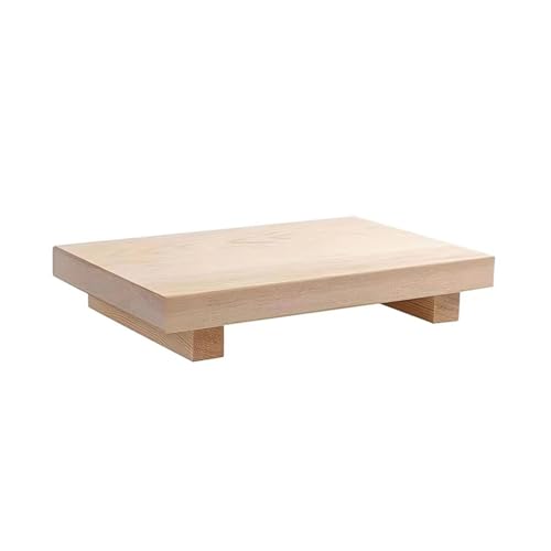 Kleiner Holztablett-Ständer, Bauernhaus-Badezimmer-Dekor, dekorativer Holzständer, Küchen-Seifenschalenhalter for Eitelkeit, Theke(Natural) von VDAMTPOGZ