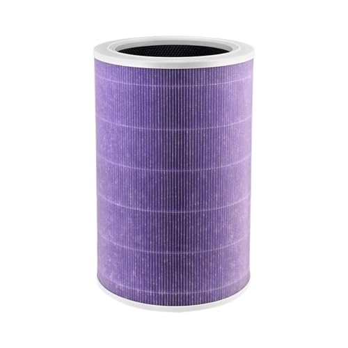 Kompatibel for Xiaomi 4 Lite Luftreiniger Hepa-Filter mit Aktivkohlefilter Ersatz-Luftreiniger(Purple Version) von VDAMTPOGZ