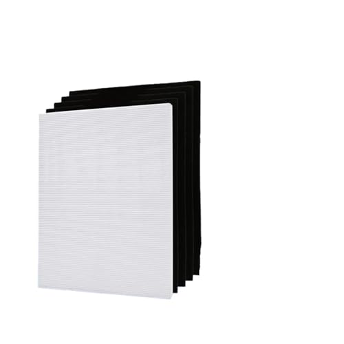 Kompatibel mit Fit Winix, 115115 Luftfilterelement-Set, 1 HEPA-Luftfiltersieb + 4 Ersatz-Aktivkohlefilter for C535, 5300-2, P300 von VDAMTPOGZ