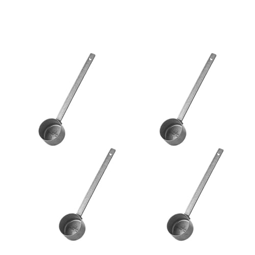 Kompatibel mit MHW-3BOMBER Kaffeebohnenlöffel aus Edelstahl mit langem Griff, Messlöffel, Barista-Werkzeuge(4pcs) von VDAMTPOGZ
