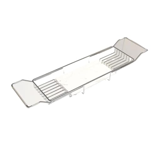 Kreatives Badewannen-Aufbewahrungsregal, skalierbarer Badezimmer-Aufbewahrungshalter, quadratisch, hohl, multifunktionales Aufbewahrungsregal, 1 Stück LF738(Color5) von VDAMTPOGZ