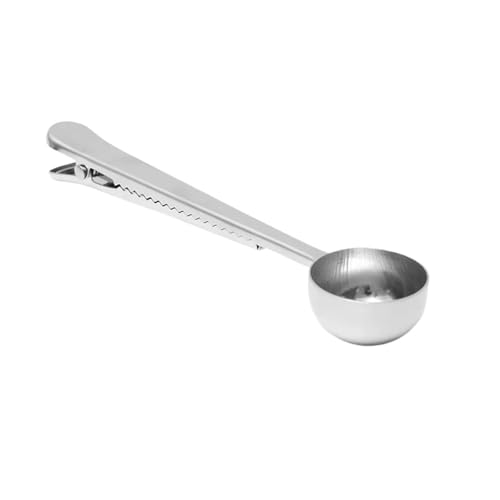 Mehrzweck-Kaffeelöffel aus Edelstahl mit Clip und Messlöffel for Kaffee, Tee, Milchpulver und Gewürze von VDAMTPOGZ