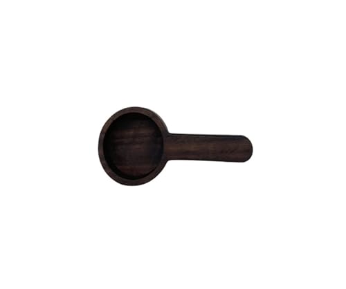 Walnuss Messlöffel Kaffee Massivholz Langen Griff Kaffee Quantitative Backen Gewürz Löffel Küche Werkzeug(Black Walnut 10cm) von VDAMTPOGZ