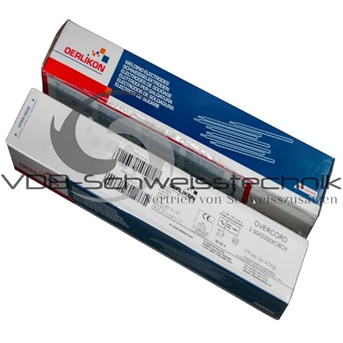 Overcord Schweisselektroden Oerlikon - 2,5 x 350 mm - 275 Stk - E6013 Overcord Schweisselektroden Oerlikon - 2,5 x 350 mm - 275 Stk - E6013 von VDB