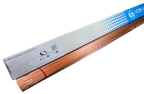 Schweißstäbe WSG2 WIG - 2,0 x 1000 mm - 120 Stück - Universal Stahl Schweissdraht 1.5125 von VDB