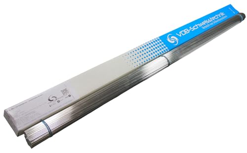 WIG Schweißstäbe ALSI5 Aluminium [ 2.0 & 3.2 mm - jeweils ca. 1.0 Kilogramm ] - Schweißdraht 3.2245 von VDB