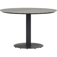 Hector Gartentisch Ø110 cm grau. von VDC