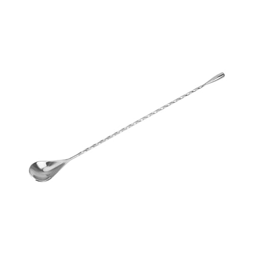 Bierrührer, Edelstahl Cocktail Bier Bar Löffel Teardrop Spirale Stem Mehrere Größen Multicolor(30cm Silver) von VDCVADKYE