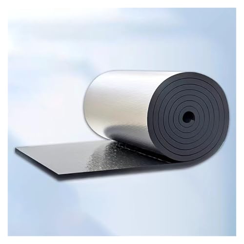 Heizkörper-Reflektor-Paneele, Schwarze selbstklebende Aluminiumfolien-Isolierung, mehrere Größen, for Dächer, Wände, Wohnmobile(5mm,1x1m) von VDCVADKYE