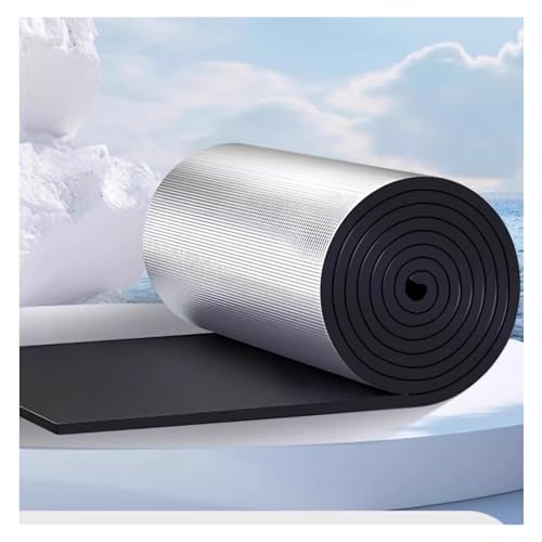 Heizkörper-Reflektor-Paneele, Selbstklebende, reflektierende Aluminiumfolie, Isolierung, 5–20 mm dick, Schwarz, 1 m x 1–10(5mm,1x9m) von VDCVADKYE