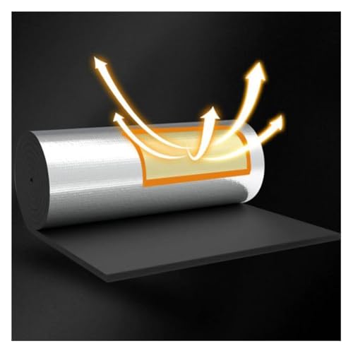 Heizkörper-Reflektor-Paneele, Selbstklebende Aluminiumfolie Isolierung Schwarz 1mx(1-10) m 5-20mm for Dächer Wände Wohnmobil(20mm,1x3m) von VDCVADKYE