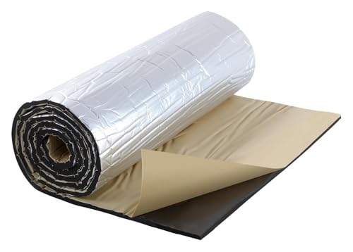 Heizkörper-Reflektor-Paneele, Selbstklebende Aluminiumfolien-Isolierung, 5–20 mm, thermisch, schalldicht, Wärmebarriere, 1 m x 1–10(5mm,1x8m) von VDCVADKYE