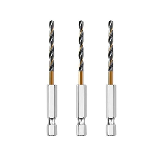Kobalt-Jobber-Bohrer, 3/7/13 Stück Sechskantschaft-Kobalt-Spiralbohrer(3pcs 2.5mm) von VDCVADKYE