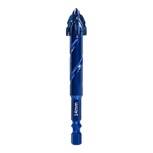 Kobalt-Jobber-Bohrer, Mauerwerk Bohrer Set Kobalt Stahl Legierung for Fliesen Glas Ziegel Beton Keramik(1Pcs 14mm) von VDCVADKYE