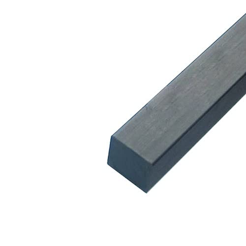 Kohlefaserrohr, Vierkantstange aus Kohlefaser, 1000 mm Länge, mehrere Größen(1.5 * 1.5Mm) von VDCVADKYE