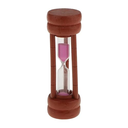 Kristall Sanduhr, Sanduhr Timer Holz 2er Pack Braun 11,5x3,5cm von VDCVADKYE