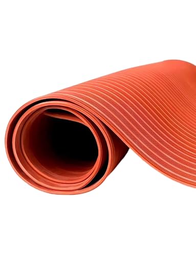 Löt-Arbeitsplatzmatte, Gummi-Isoliermatte 100x0,6x100-300cm Mehrfarbig(Red,100x0.6x180cm) von VDCVADKYE