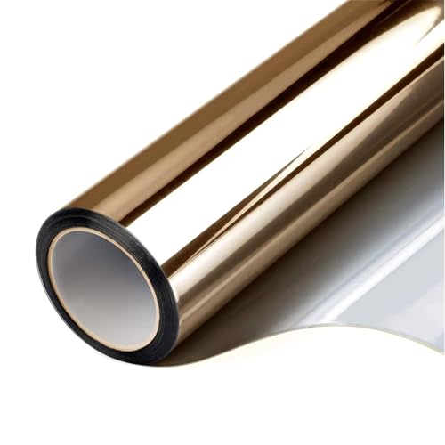 Reflektierende Fensterfolie, Einwegspiegel-Sichtschutzfolie for Fenster, UV-Schutz, Wärmedämmung, Mehrfarbig, mehrere Größen(X,40x500 cm) von VDCVADKYE