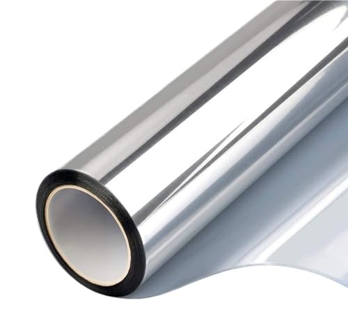 Reflektierende Fensterfolie, Einwegspiegel-Sichtschutzfolie for Fenster, UV-Schutz, Wärmedämmung, mehrere Größen(E,W35cm x h200cm) von VDCVADKYE