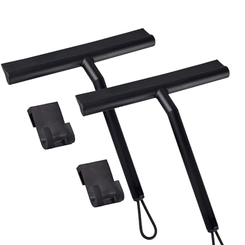 Silikon-Fensterwischer, Duschabzieher, Schaber, Glasreiniger mit Silikonhalter, 1er oder 2er Pack(with Holder 2pcs) von VDCVADKYE