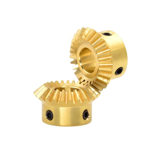 Stahl-Kegelräder ， Messing-Kegelrad 0,5 Mod 20T 25T 30T for Motordrehzahlverhältnis 1:1 Bohrung 3-6mm(0.5 Modulus 30 Teeth,Bore 6mm) von VDCVADKYE