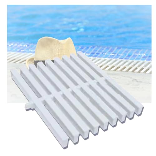 VDCVADKYE Abflussroste für Schwimmbad, Kunststoff Schwimmbad Abflussgitter Abdeckung Weiß Mehrere Größen Packung mit Mehreren(25x100CM/1pieces) von VDCVADKYE