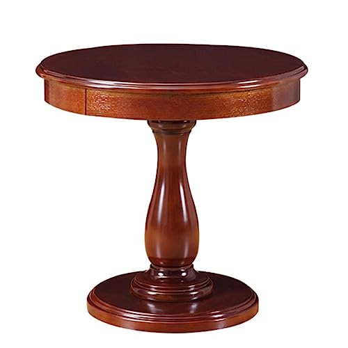 VDCVADKYE Runder Couchtisch, Runder Beistelltisch aus Massivholz, Walnuss, 19,6 Zoll Durchmesser x 23,6 Zoll Höhe VDCVADKYE Runder Couchtisch, Runder Beistelltisch aus Massivholz, Walnuss, 19,6 Zoll Durchmesser x 23,6 Zoll Höhe von VDCVADKYE