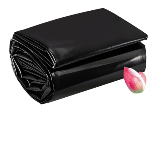 VDCVADKYE Teichfolie, HDPE-Gummi-Teichfolie 5 Mil for Teiche, Brunnen, Bäche, Wasserfälle, mehrere Größen(5x12.0m (16.4x39.3ft)) von VDCVADKYE