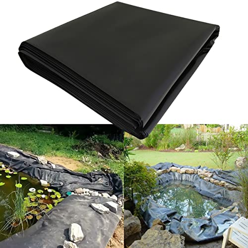 VDCVADKYE Teichfolie, HDPE-Teichfolie, 0,2 mm, Schwarz, mehrere Größen(4x10m) von VDCVADKYE