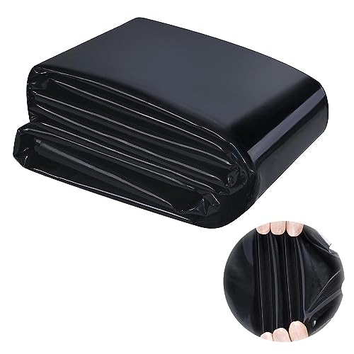 VDCVADKYE Teichfolie, HDPE-Teichfolie, UV-beständig, 0,12 mm Dicke, for Fischteiche, Koiteiche, Wassergärten, mehrere Größen(1x8m(3.3x26ft)) von VDCVADKYE