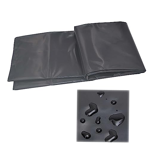 VDCVADKYE Teichfolie, HDPE-Teichfolie, schwarz, mehrere Größen, 0,12 mm/5 Mil, Stärke, durchstoß- und reißfest(25x25m(82x82ft)) von VDCVADKYE