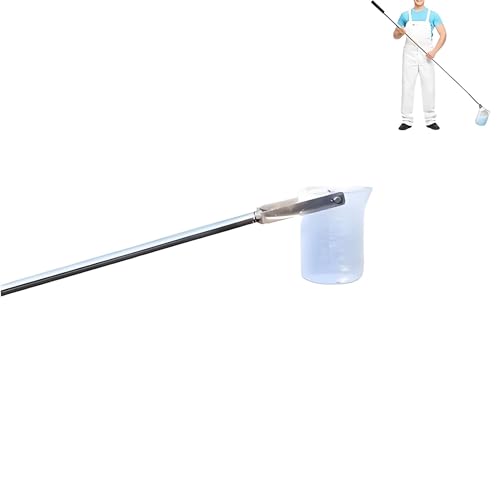 VDCVADKYE Teleskop-Wasserprobenehmer, Pendelbecher-Probenehmer-Schöpfkelle Schwimmbad-Reinigungsset Pool-Skimmer Wasserprobenstange Probenehmerstange(1000ml,0.86 2m/2.8ft 6.6ft) von VDCVADKYE