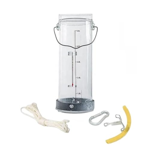 VDCVADKYE Teleskop-Wasserprobenehmer, Wasserprobenehmer-Probenahme-Schöpflöffelsystem mit Gegengewicht(4L) von VDCVADKYE