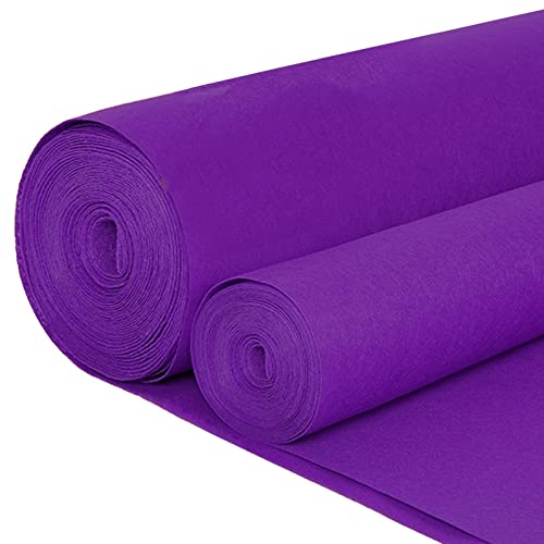 VDCVADKYE Teppich-Party-Läufer, Läufer for den Hochzeitsgang, Lila, mehrere Größen, Polyester, 2 mm(1.5x25m) von VDCVADKYE