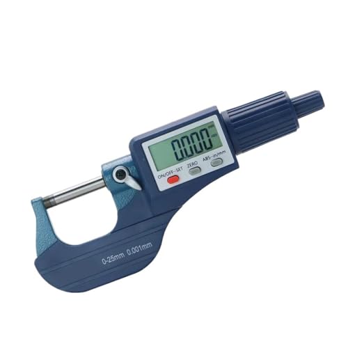 tausend Meter außen, 0,001 mm Elektronischer Außenmikrometer 0-25 mm Digitaler Mikrometer Elektronischer Digitaler Messschieber(5204 25) von VDCVADKYE