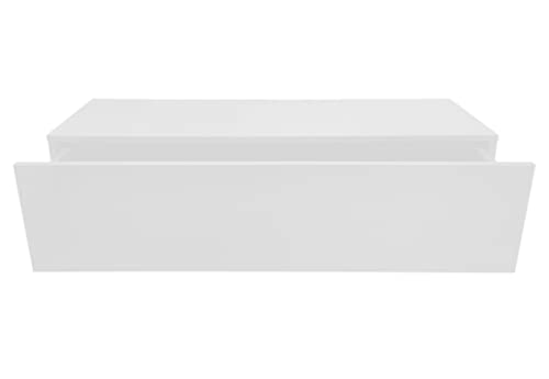 VDD Schwebender Flurschrank - Hängender Sideboardschrank - mit Schublade - 100 cm breit - weiß von VDD