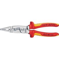 Elektroinstallationszange L.200mm VDE verchr.2K-Hülle o.Öffnungsf.KNIPEX von Knipex