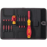 Schraubendrehersatz slimVario 9-tlg.m.Wechselkl.VDE WIHA von Wiha